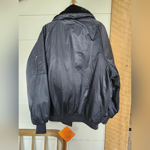 Navy Blue Men's Jacket - Picture 4 of 4